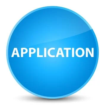 Application elegant cyan blue round button イラスト素材