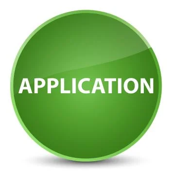 Application elegant soft green round button Stock Illustration