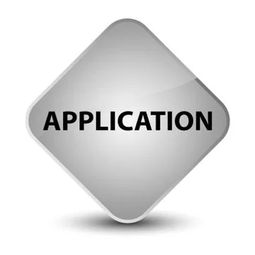 Application elegant white diamond button Illustrazione stock