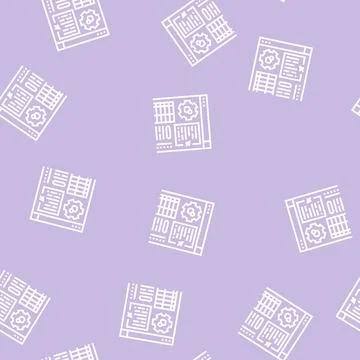 Application erp line seamless pattern Stock Illustration