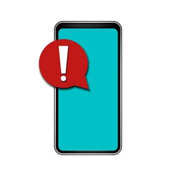 Application error isolated on white background. Vector illustration. Illustrazione stock