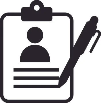 Application form icon Stock Illustration