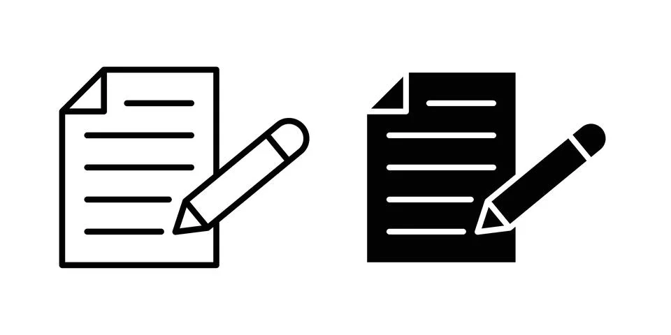 Application form icon set, collection of vector icons イラスト素材