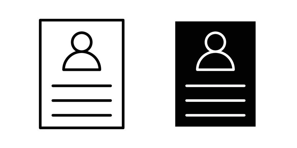 Application form icon vector design. EPS10 Stock Illustration