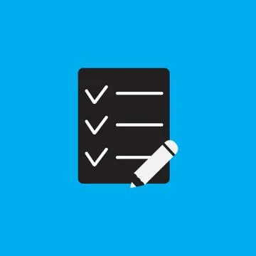Application Form line icon, Edit outline vector logo illustratio Stock Illustration