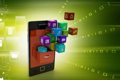 Application icon concept application icon concept Copyright: xZoonar.com/b... Stock Photos