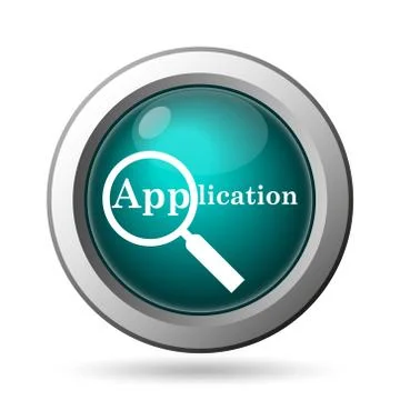 Application icon. internet button on white background.. イラスト素材