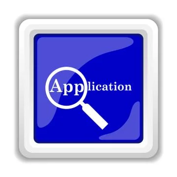 Application icon. Internet button on white background.. イラスト素材
