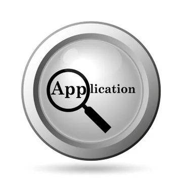 Application icon. Internet button on white background.. イラスト素材