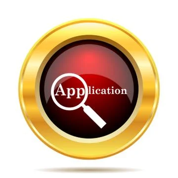 Application icon. Internet button on white background.. イラスト素材