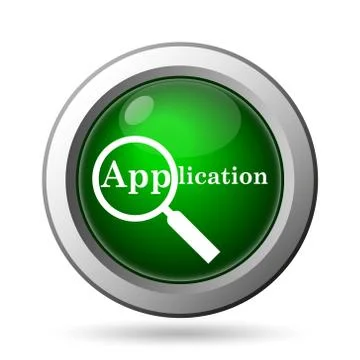 Application icon. Internet button on white background. 스톡 일러스트