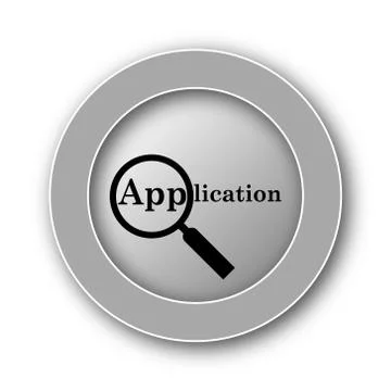Application icon. Internet button on white background.. イラスト素材