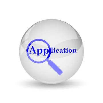 Application icon. Internet button on white background.. イラスト素材