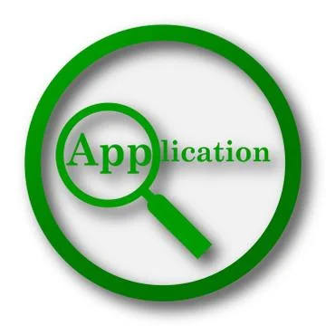Application icon. Internet button on white background.. 스톡 일러스트