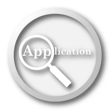 Application icon. Internet button on white background.. イラスト素材