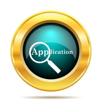 Application icon. Internet button on white background.. イラスト素材