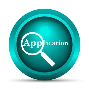 Application icon. Internet button on white background.. イラスト素材