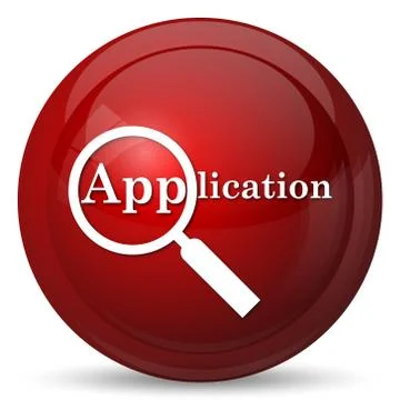Application icon. Internet button on white background.. 스톡 일러스트