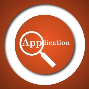 Application icon. Internet button on white background. . 스톡 일러스트