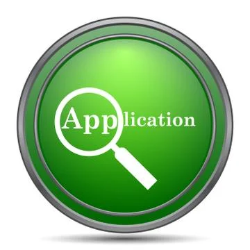 Application icon. Internet button on white background.. イラスト素材