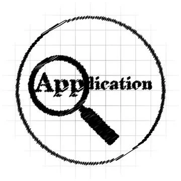 Application icon. Internet button on white background.. Stock Illustration