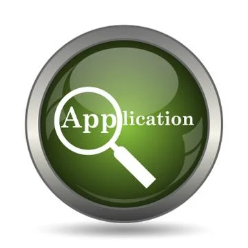 Application icon. Internet button on white background. . イラスト素材