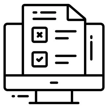 Application icon, Survey and Feedback, modern vector illustration Illustrazione stock