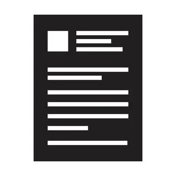 Application icon vector for business file data and information report  스톡 일러스트