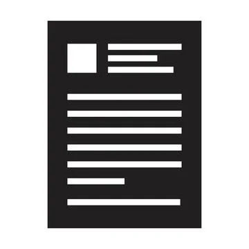 Application icon vector for business file data and information report  Stock Illustration