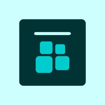 Application icon vector illustration. Bag symbol vector design Stock-Illustration