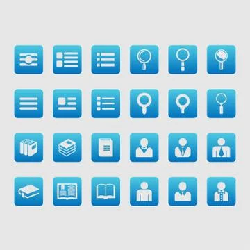Application icons Stock Illustration
