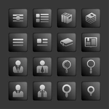Application icons Stock Illustration