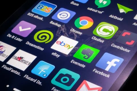 Application icons Stock Photos