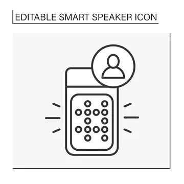 Application line icon Stock Illustration