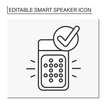 Application line icon 스톡 일러스트