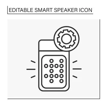 Application line icon 스톡 일러스트