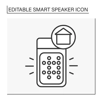 Application line icon 스톡 일러스트