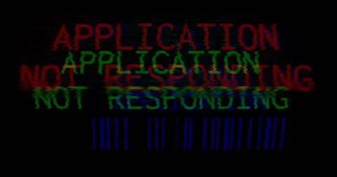 Application Not Responding. Stock Footage 274359679