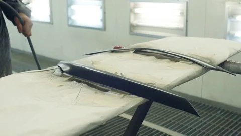 The Application of Paint Stock Footage 72112400