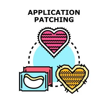 Application patching process improving software performance Stock Illustration