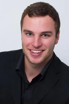 Application photo of a young man Foto stock