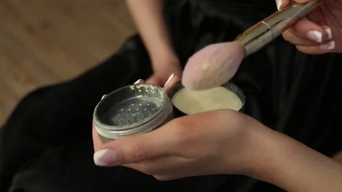 Application of powder Stock Footage 73251495