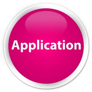 Application premium pink round button 스톡 일러스트