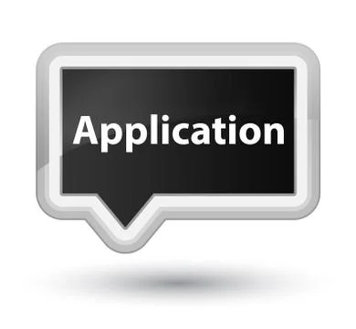 Application prime black banner button Stockillustratie