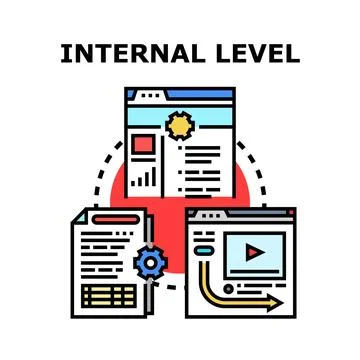 Application process level concept data management イラスト素材