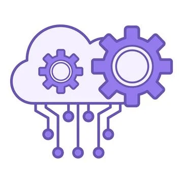 Application Programming Interface Color Icon. API. Vector Icon of Computer .. Stock Illustration