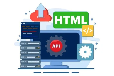 Application Programming Interface Concept Stock Illustration