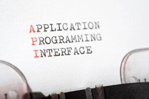 Application programming interface 库存照片