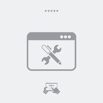 Application for project and design Illustrazione stock