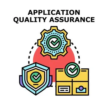 Application quality assurance process and protection イラスト素材